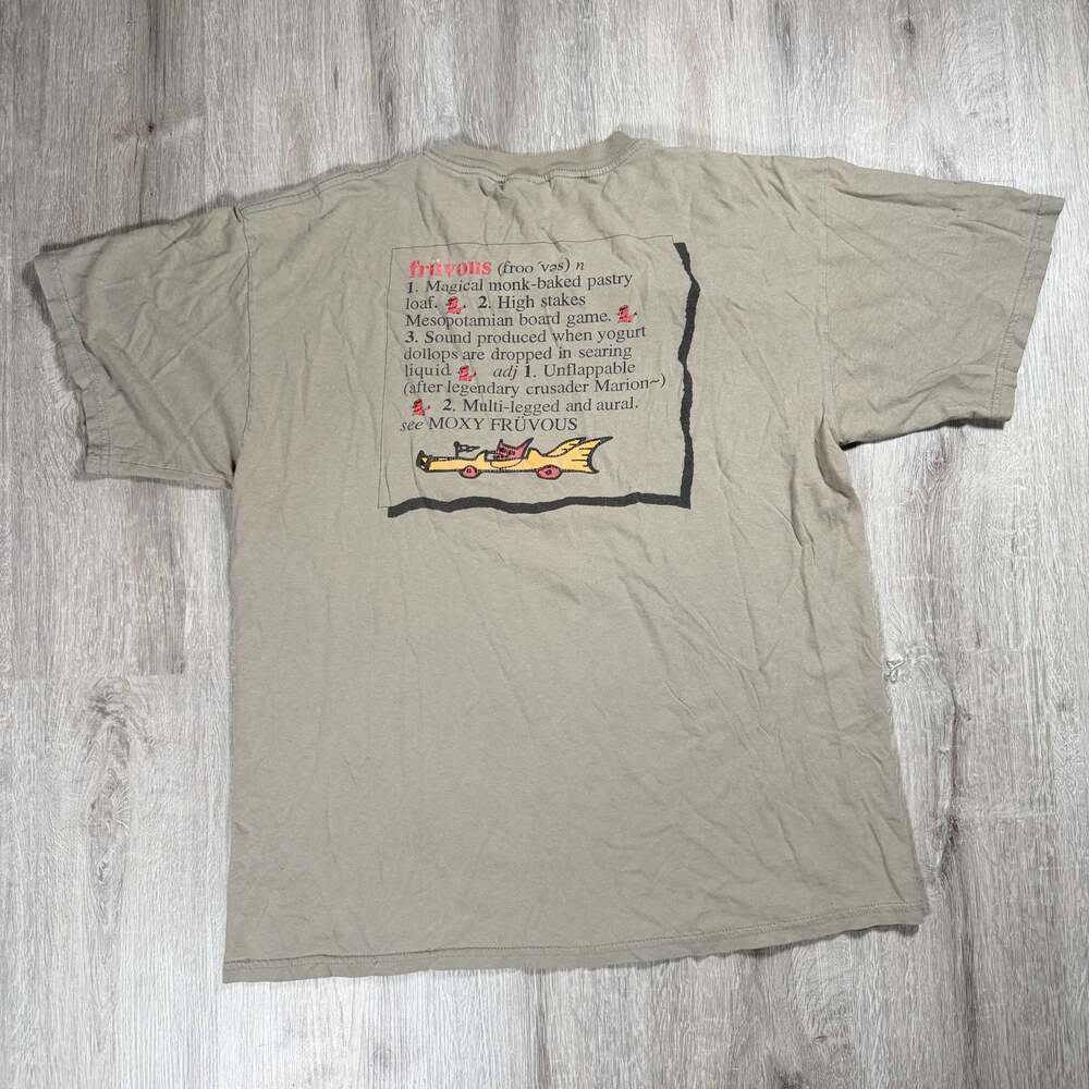 Vintage Moxy Früvous Frivolous Definition Graphic T-Shirt XL